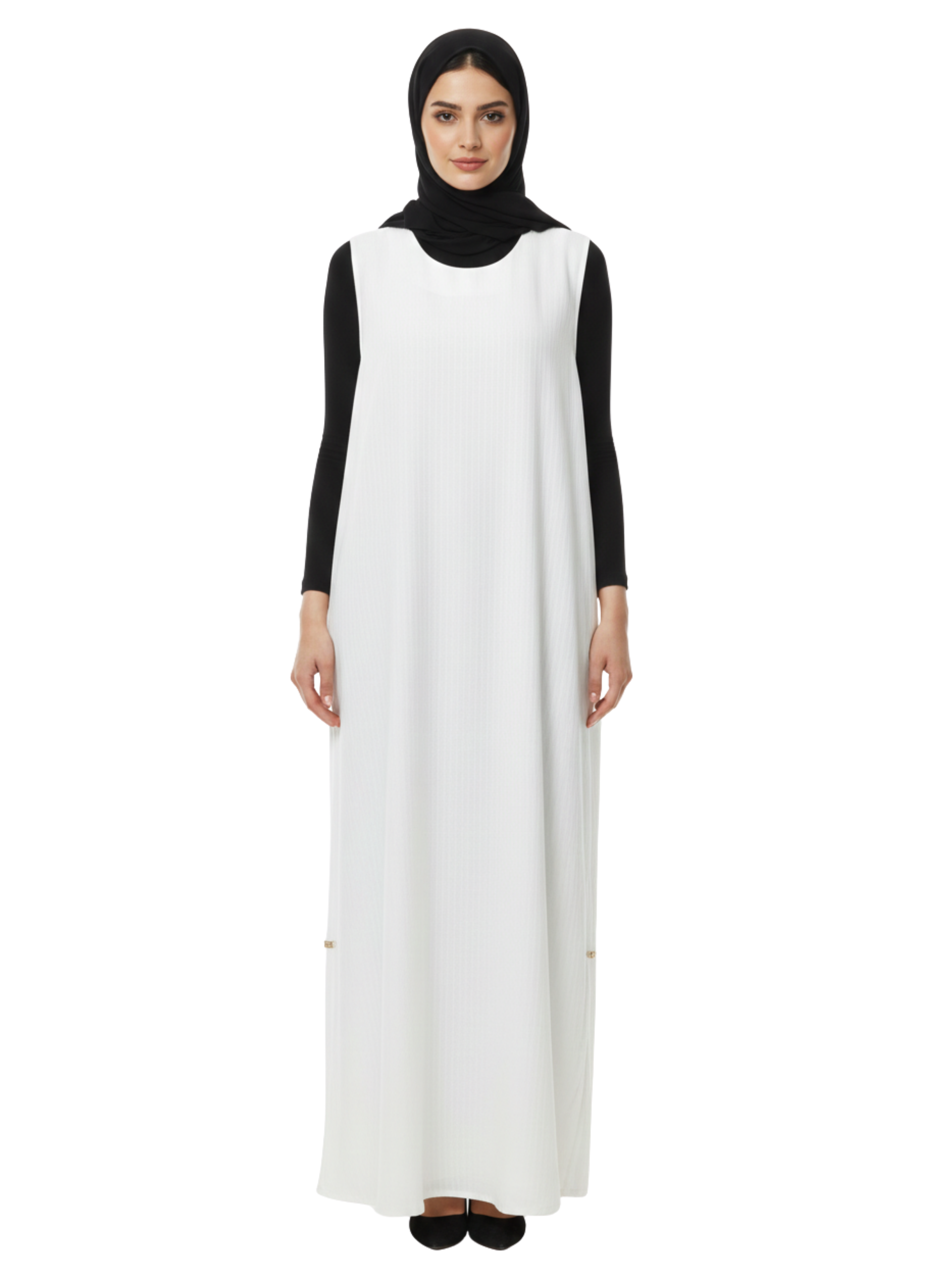 Paisley Print Sleeveless Maxi Dress (Layered Look) D1035