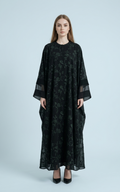 ASLT1111 The Verdant Vine Batwing Abaya
